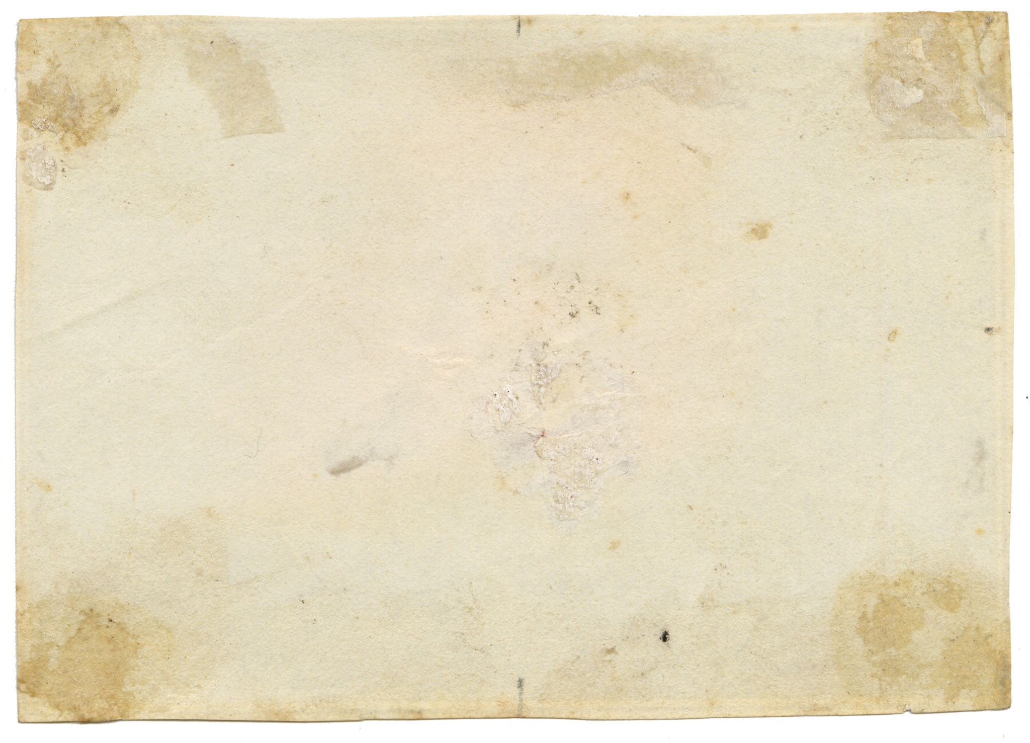 Neapolitan School, Vesuvius Erupting at Night – Early 19th-century gouache painting