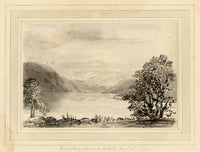 Mary Ann J. Thynne, St Mary's Loch near Bowhill, Duke of Buccleuch, Scottish Borders, Scotland – 1837 watercolour painting