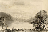 Mary Ann J. Thynne, St Mary's Loch near Bowhill, Duke of Buccleuch, Scottish Borders, Scotland – 1837 watercolour painting
