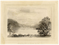 Mary Ann J. Thynne, St Mary's Loch near Bowhill, Duke of Buccleuch, Scottish Borders, Scotland – 1837 watercolour painting
