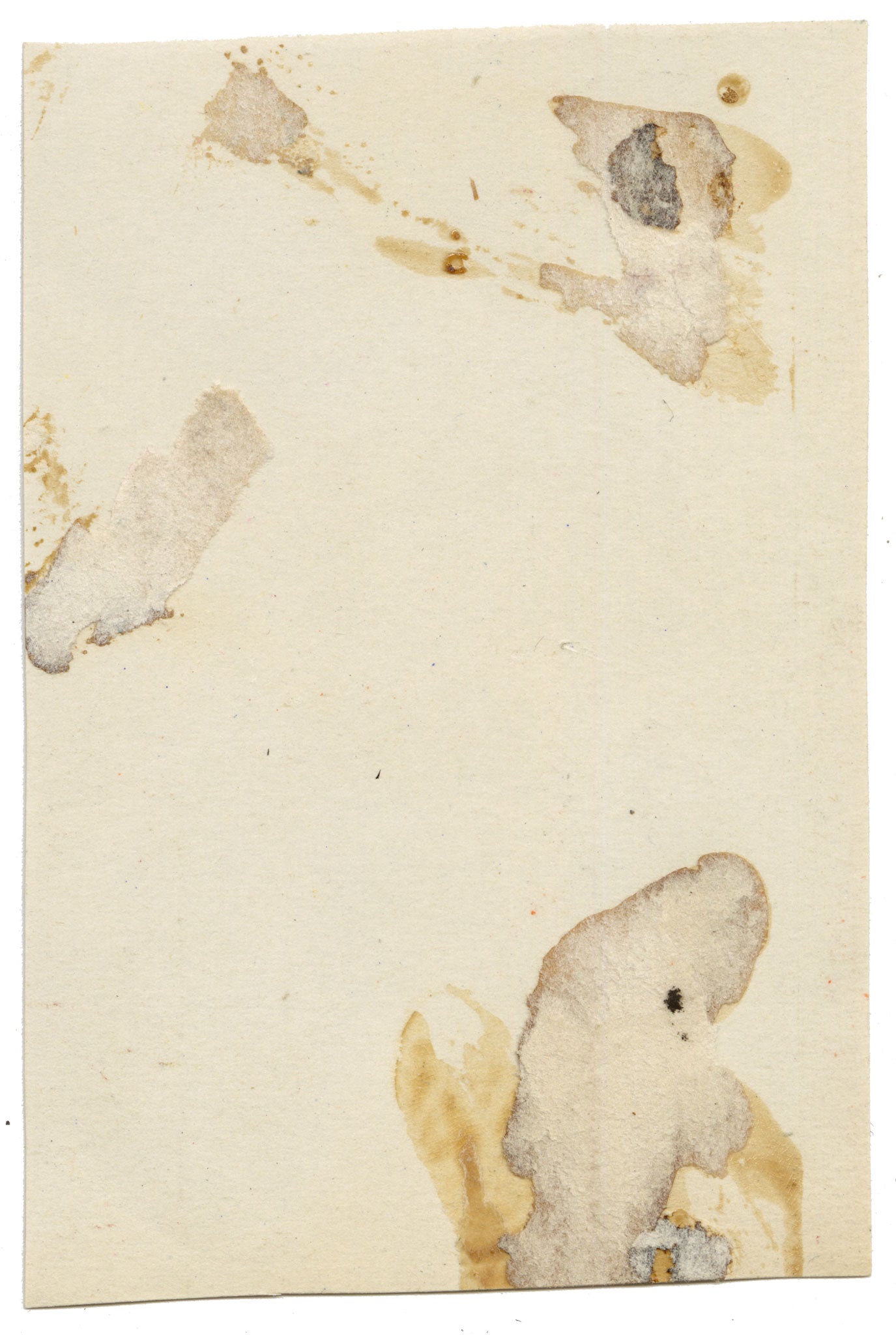 Anon., Antique French Textile Design: Miniature Rainbow Arabesque – 1880s gouache painting