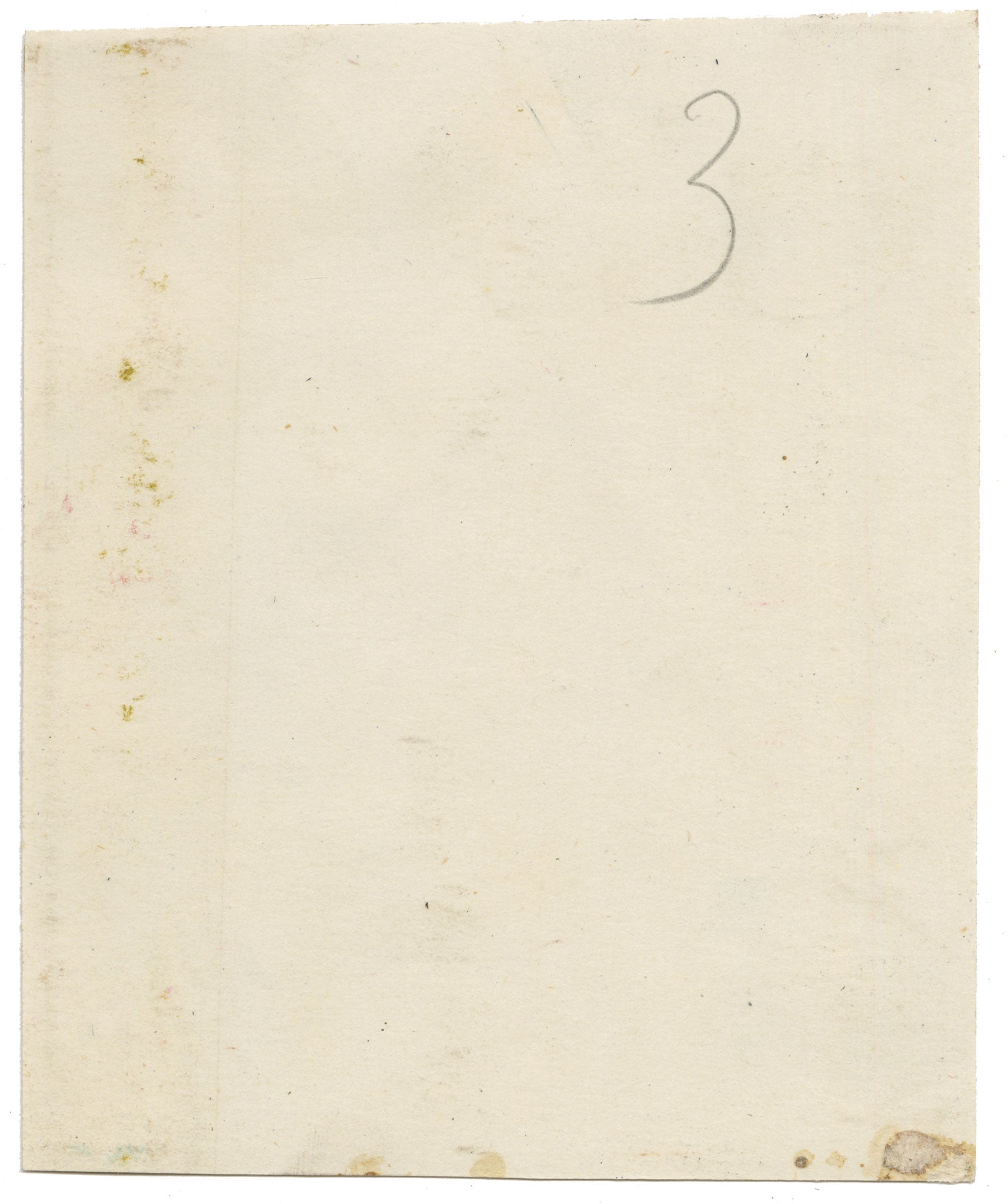 Anon., Antique French Textile Design: Miniature Floral Stripe – 1880s gouache painting