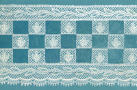 Anon., Antique French Textile Design: Miniature Lace – 1880s gouache painting