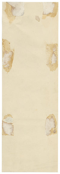 Anon., Antique French Textile Design: Floral Paisley Arabesque on Green – 1880s gouache painting