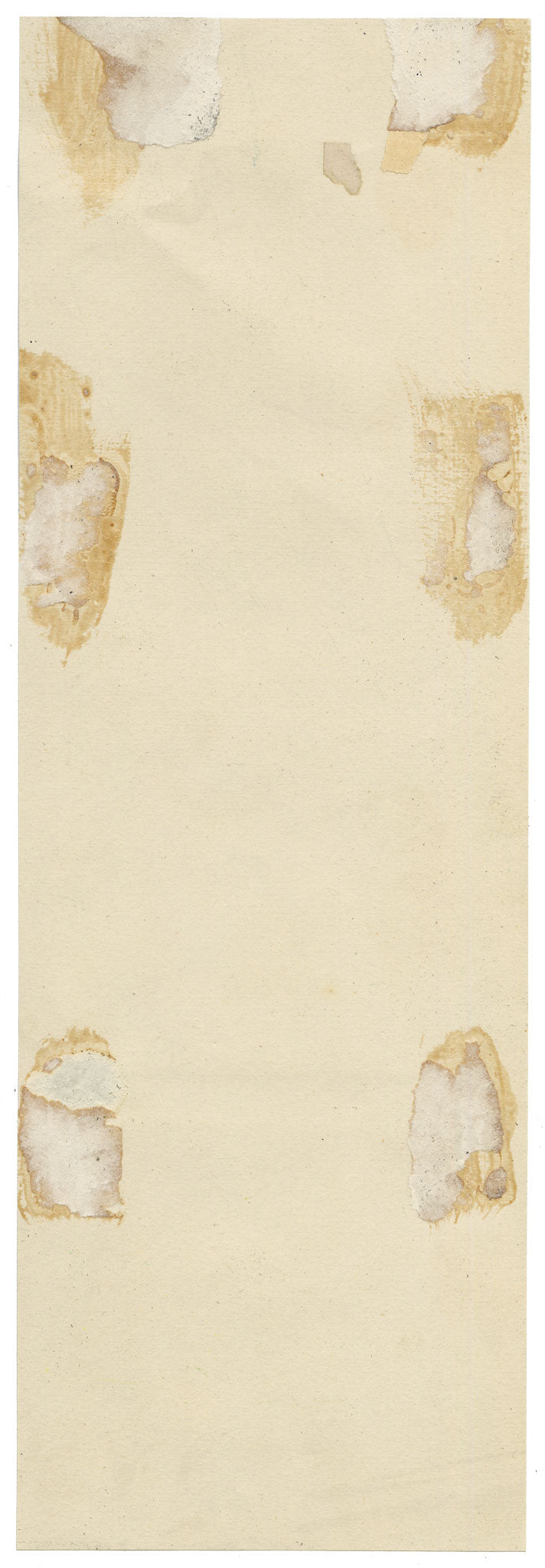 Anon., Antique French Textile Design: Floral Paisley Arabesque on Green – 1880s gouache painting