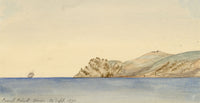 Edward Woodville Ricketts, Prawle Point, Devon – 1831 watercolour painting