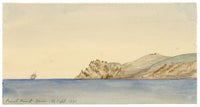 Edward Woodville Ricketts, Prawle Point, Devon – 1831 watercolour painting