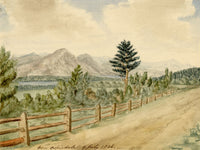 Edward Woodville Ricketts, Near Ospisdale, Dornoch, Highlands, Scotland – 1836 watercolour painting