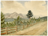 Edward Woodville Ricketts, Near Ospisdale, Dornoch, Highlands, Scotland – 1836 watercolour painting
