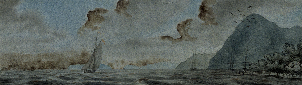 Edward Woodville Ricketts, Bay of Beaumaris, Menai Strait, Anglesey, Wales – Early 19th-century watercolour painting