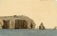 Edward Woodville Ricketts, Cape St Vincent, Algarve, Portugal – 1833 watercolour painting