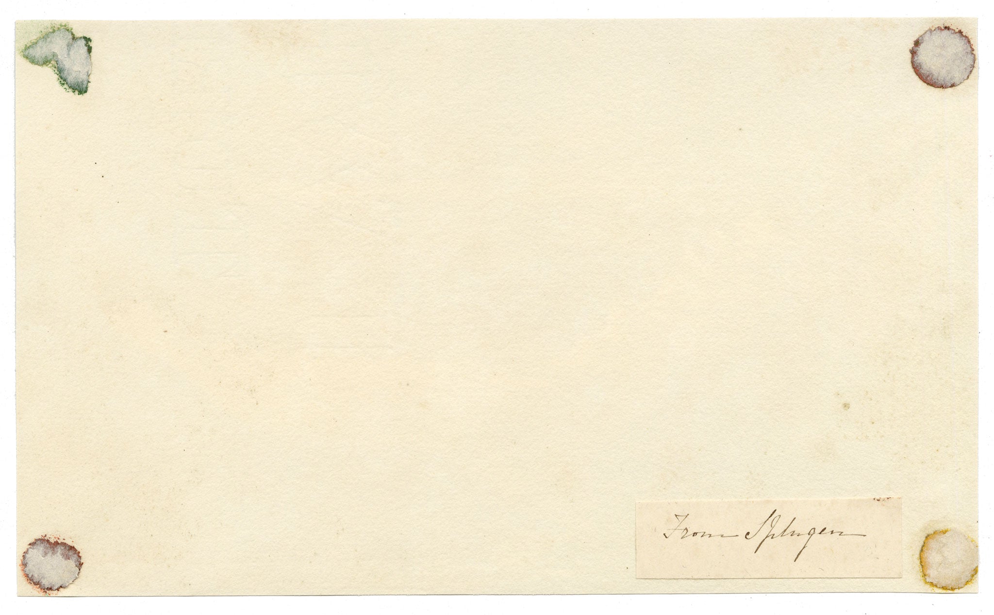 Anon., Splügen Pass, Graubünden, Switzerland – Mid-19th-century watercolour painting