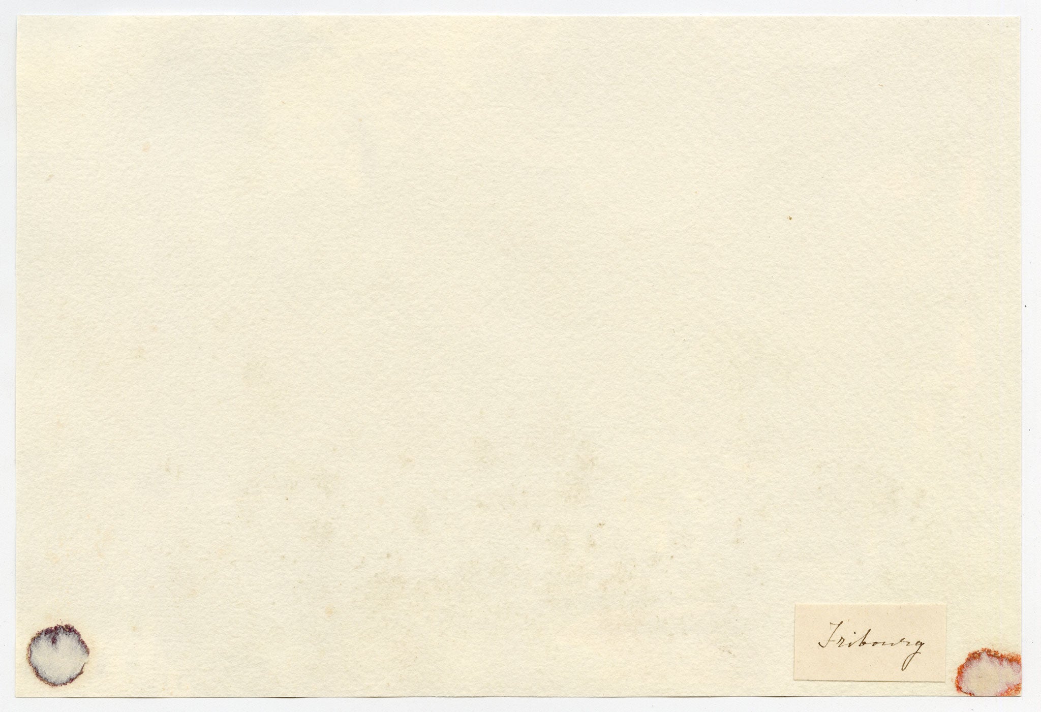 Anon., Grand Pont Suspendu, Fribourg, Switzerland – Mid-19th-century watercolour painting