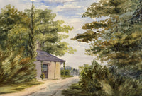 Anon., Bath Lodge Gatehouse – 1864 watercolour painting