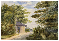 Anon., Bath Lodge Gatehouse – 1864 watercolour painting