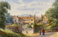 Anon., Hazelbury Manor, Box, Corsham, Wiltshire – 1871 watercolour painting