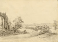 John Maule, Netley Abbey, Hampshire – 1797 graphite drawing