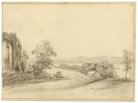 John Maule, Netley Abbey, Hampshire – 1797 graphite drawing