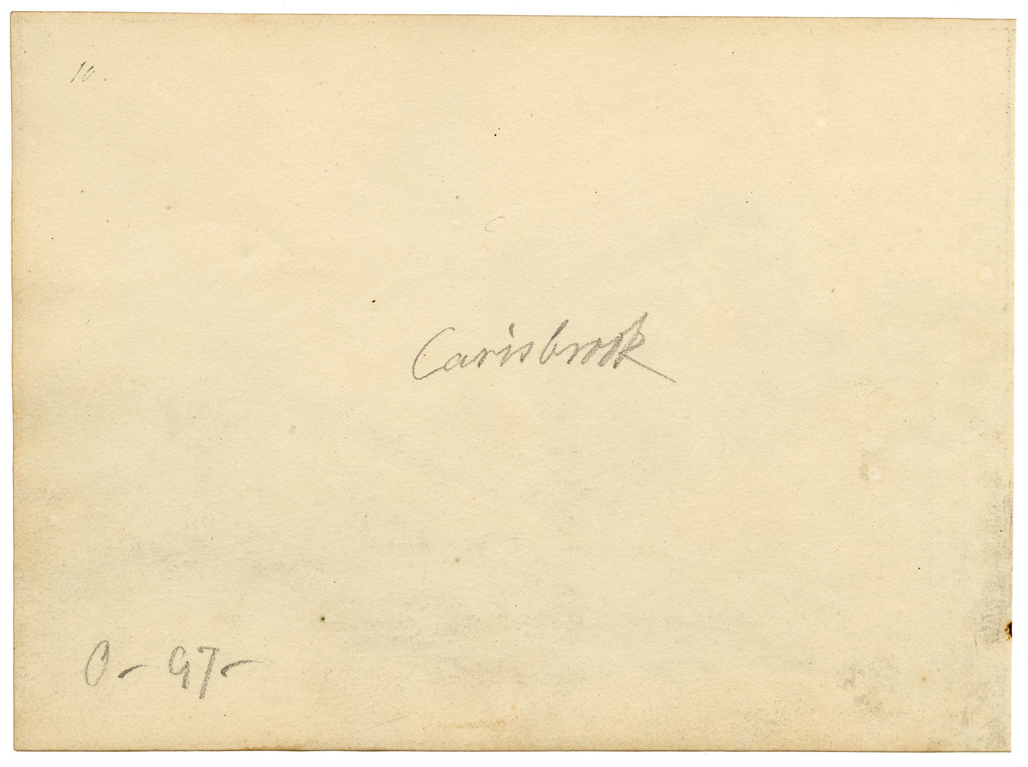 John Maule, Carisbrooke Castle, Isle of Wight – 1797 graphite drawing