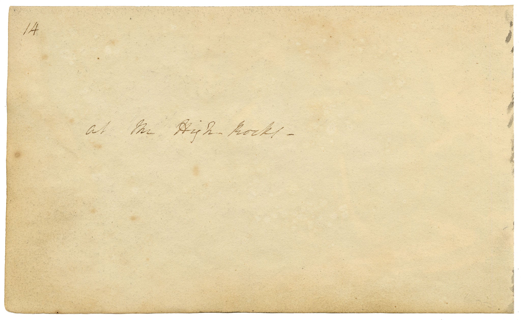 John Maule, At the High Rocks, Tunbridge Wells, Kent – 1814 watercolour painting