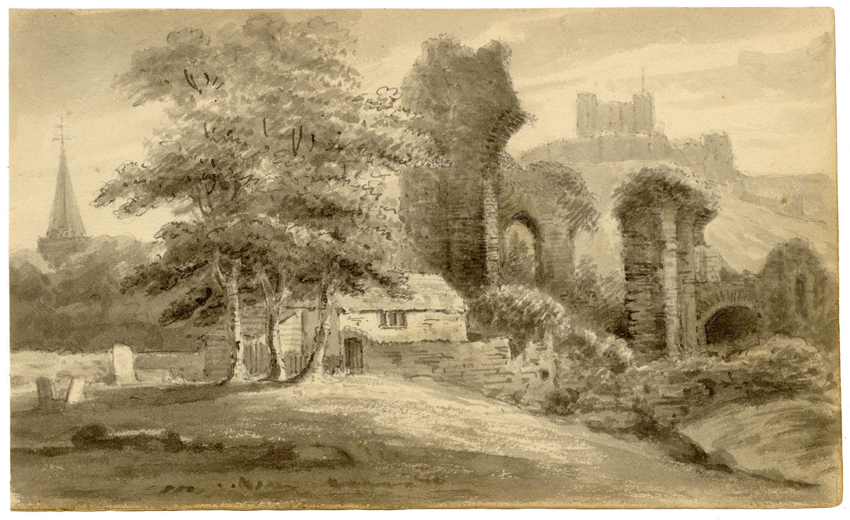 John Maule, St Martin's Priory, Dover – 1814 watercolour painting