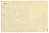 John Maule, Tharandt Castle Ruin, Saxony (Germany) – 1792 watercolour painting