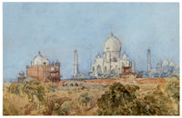 Anon., Taj Mahal, Agra, India – Late 19th-century watercolour painting
