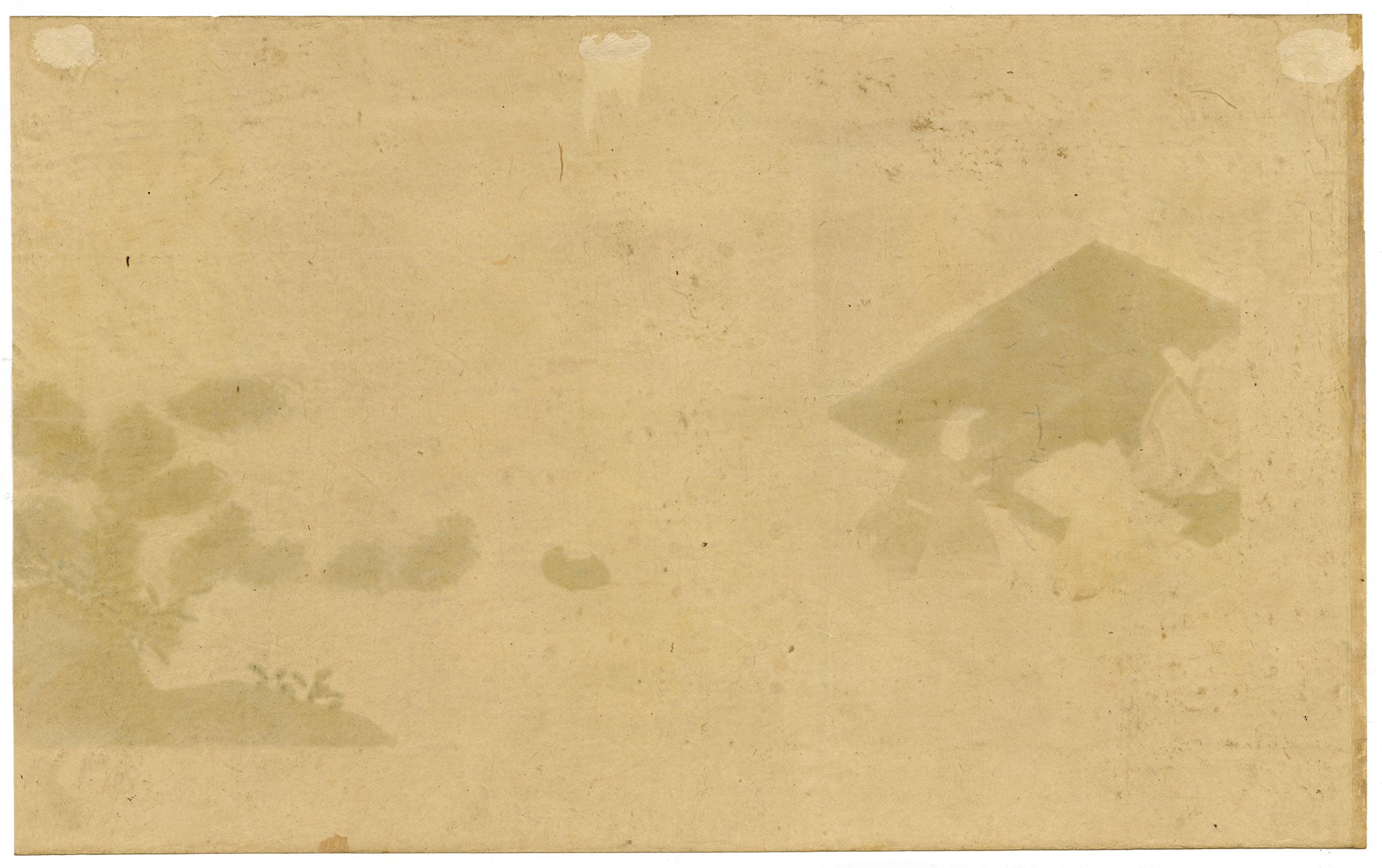 Tosa School, Japanese Scene from a Courtly Tale, Possibly Tale of Genji – 17th-century painting in colour, gofun & gold