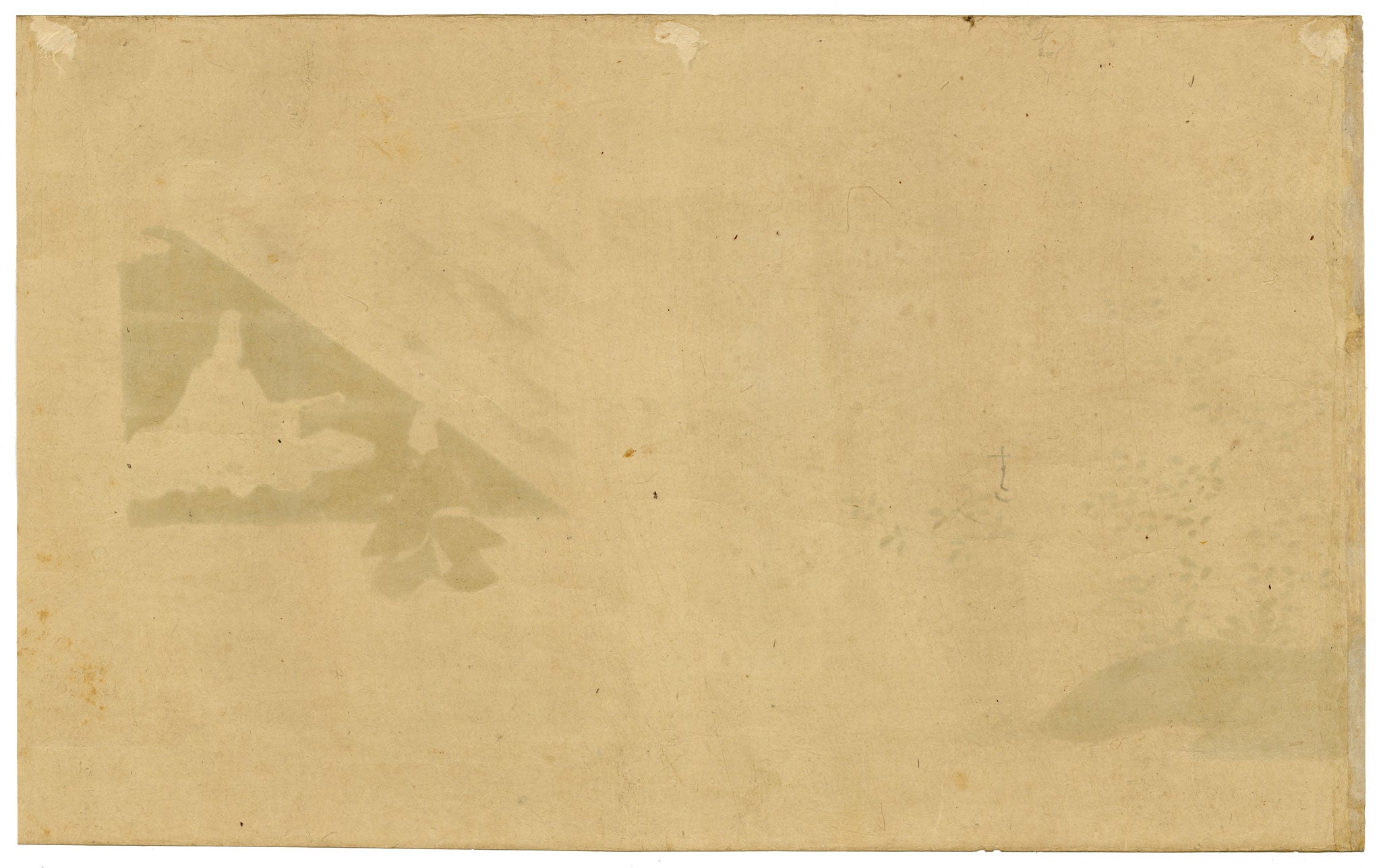 Tosa School, Japanese Scene from a Courtly Tale, Possibly Tale of Genji – 17th-century painting in colour, gofun & gold