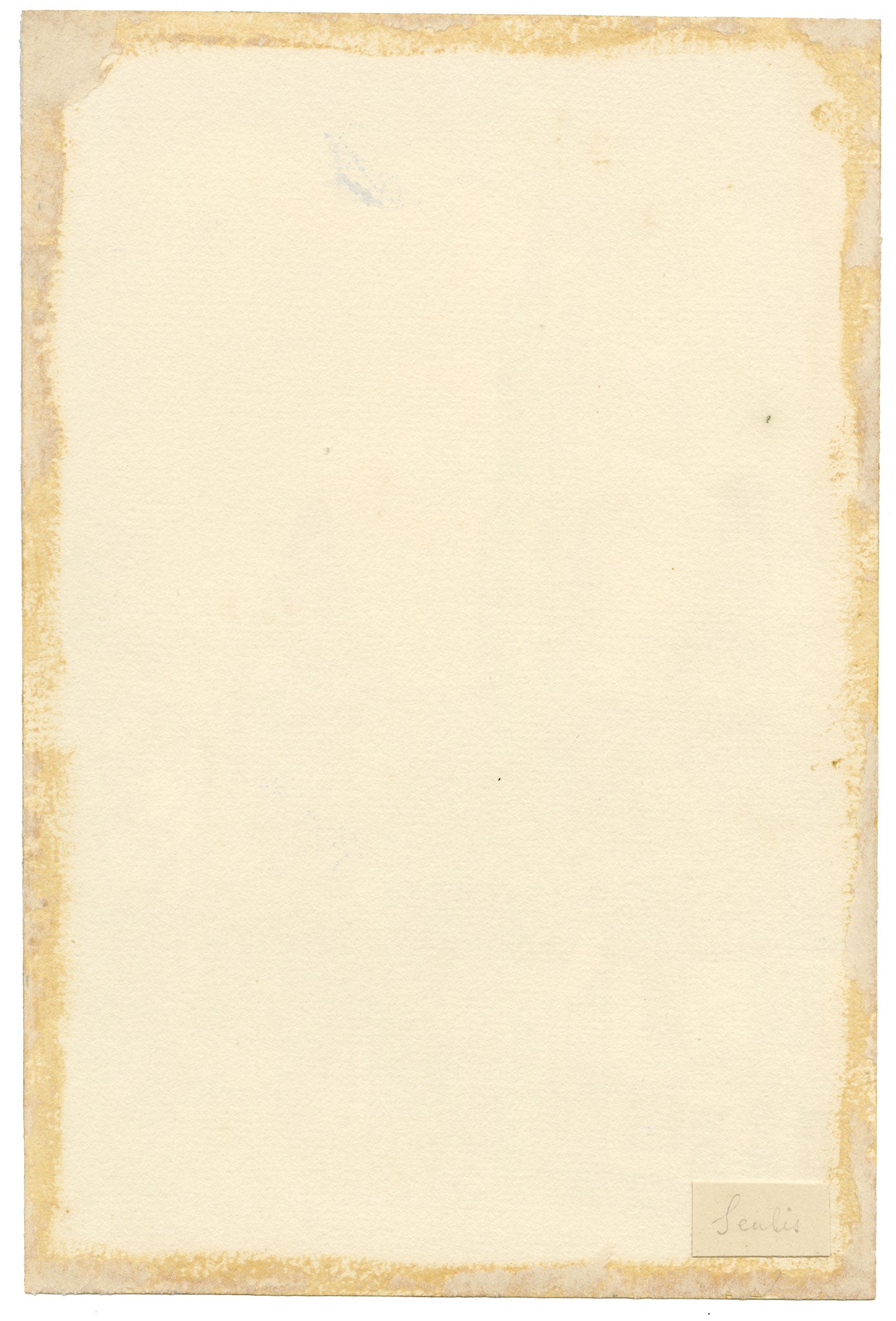 Anon., Senlis Cathedral, Senlis, Oise, France – c.1874 watercolour painting