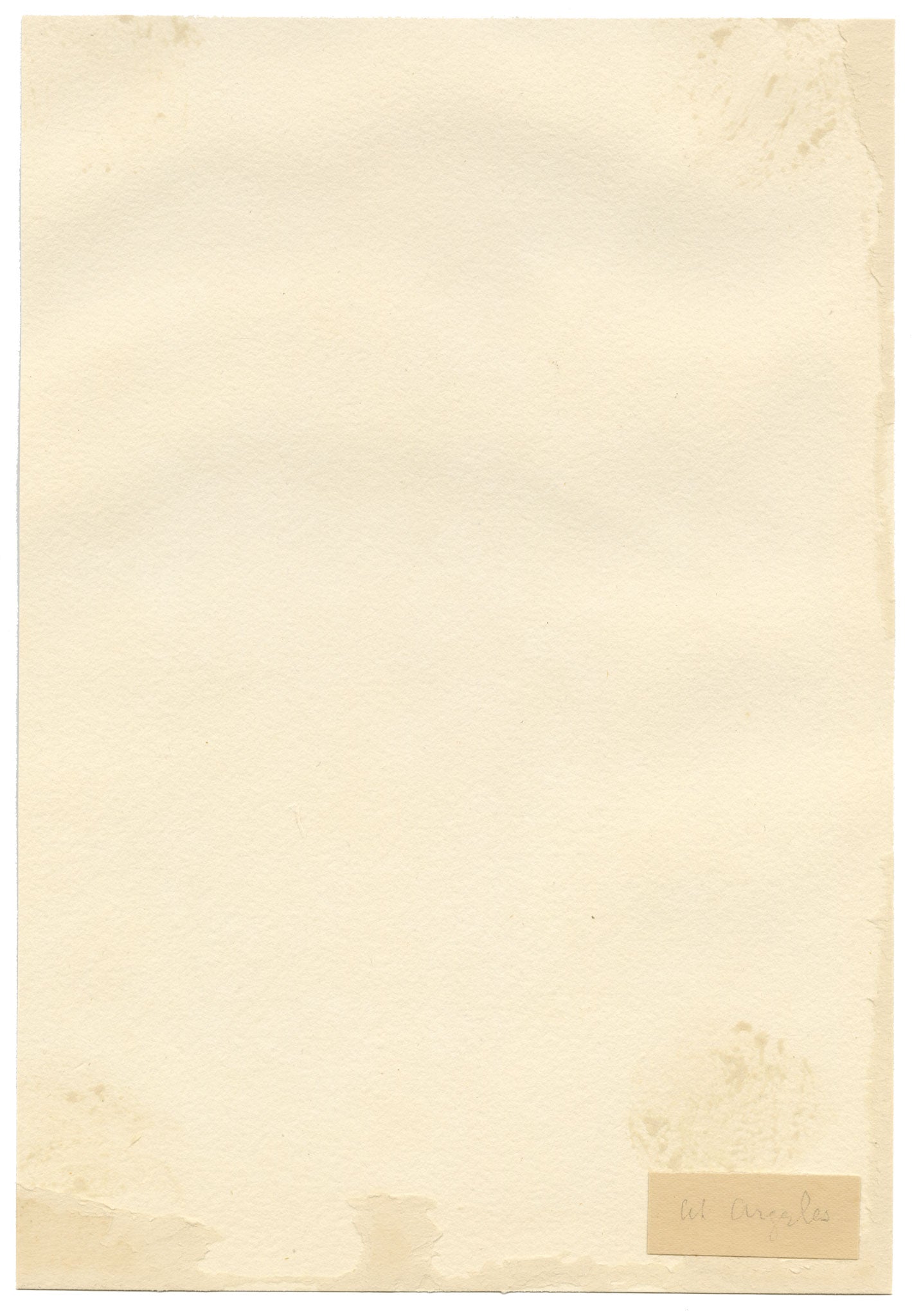 Anon., Argelès-Gazost, Pyrenees Mountains, France – c.1874 watercolour painting