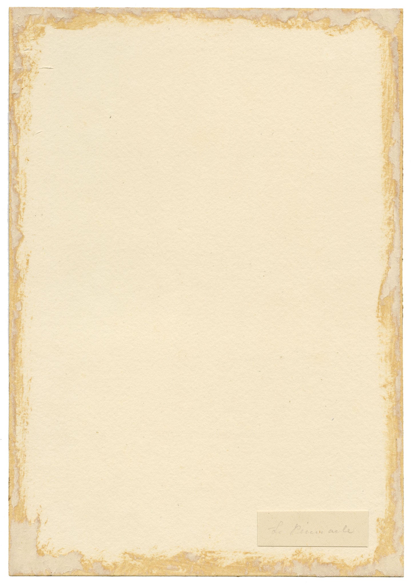Anon., Le Pinacle, Coastal Rock, Jersey, Channel Islands – c.1874 watercolour painting