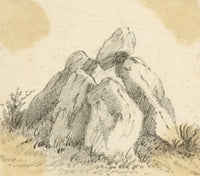 C.A. Collis, Spinster's Rock, sandy Park, Chagford, Dartmoor, Devon – Late 19th-century graphite drawing