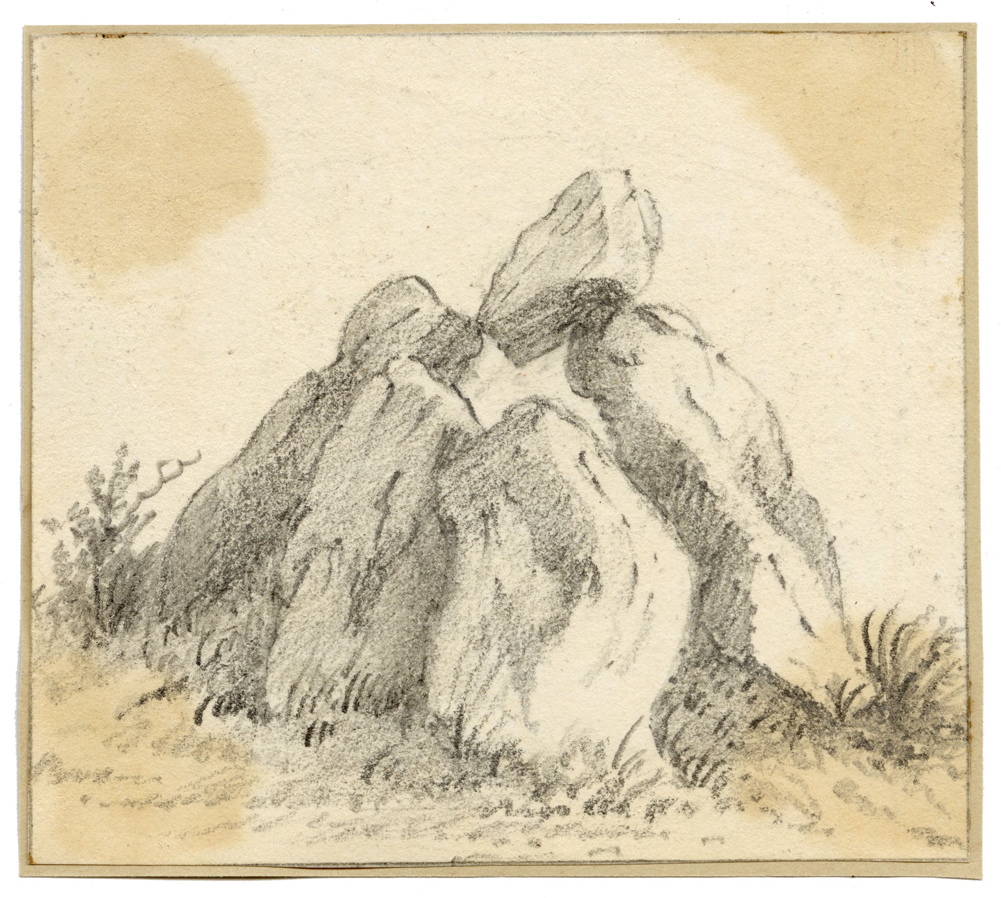 C.A. Collis, Spinster's Rock, sandy Park, Chagford, Dartmoor, Devon – Late 19th-century graphite drawing