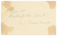 C.A. Collis, Madresfield Court, New North Lodge, Malvern, Worcestershire – 1875 watercolour painting