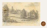C.A. Collis, Bishop's Hull, Taunton, Somerset – 1857 graphite drawing