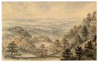C.A. Collis, Happy Valley from Rusthall Common, Tunbridge Wells, Kent – 1877 watercolour painting