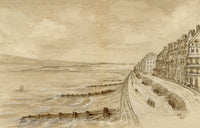 C.A. Collis, St Leonards Seafront, Hastings, Sussex – 1877 watercolour painting