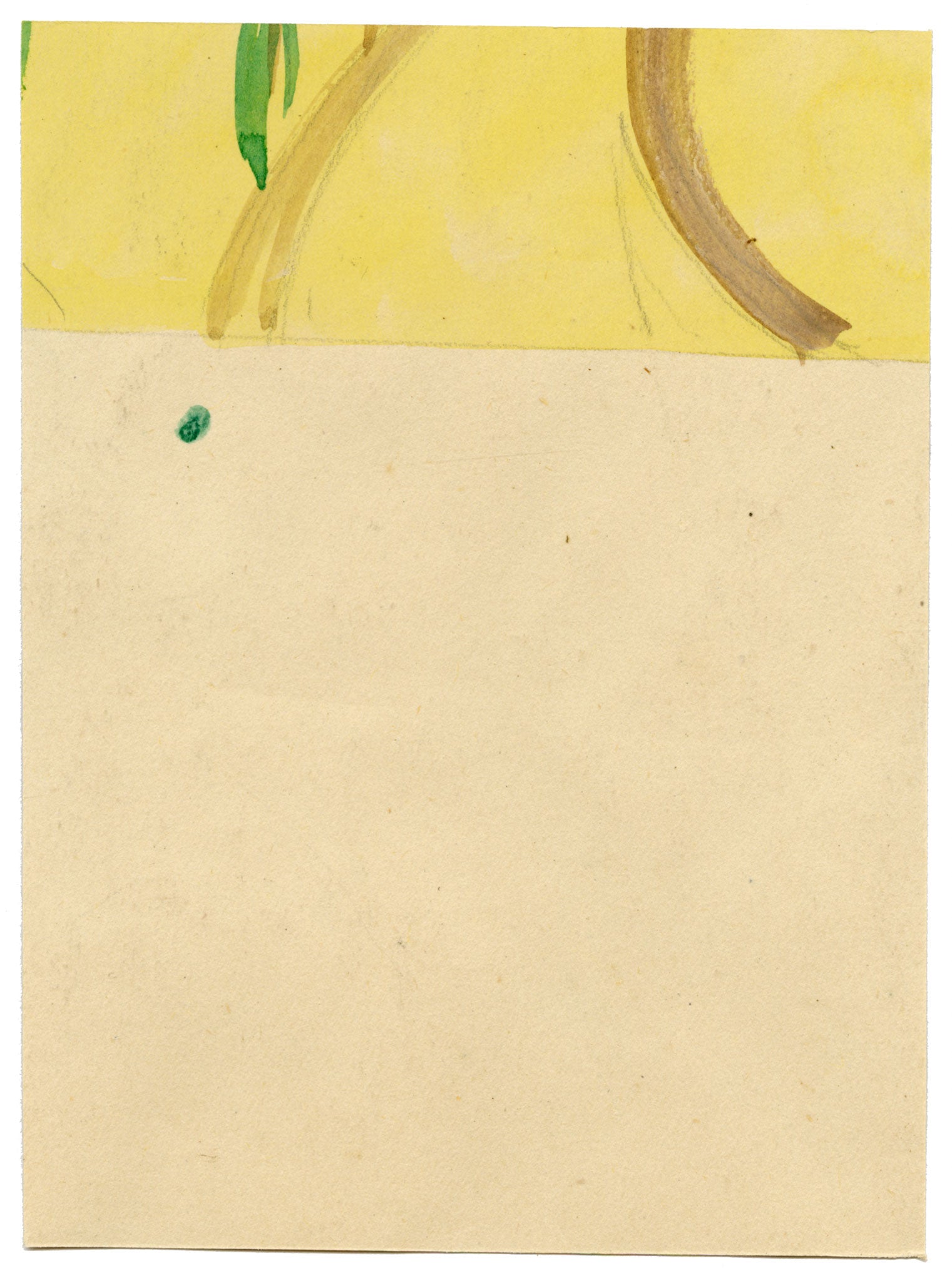 Jean Mary Ogilvie, Miniature Art Deco Carp Fish Design – 1930s gouache painting