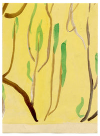 Jean Mary Ogilvie, Miniature Flower Bloom Pattern Design – 1930s gouache painting
