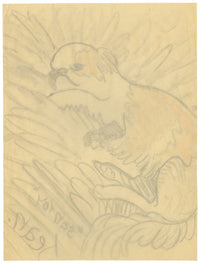 Jean Mary Ogilvie, Pekingese Dog 'Santoy' – 1930s pastel drawing
