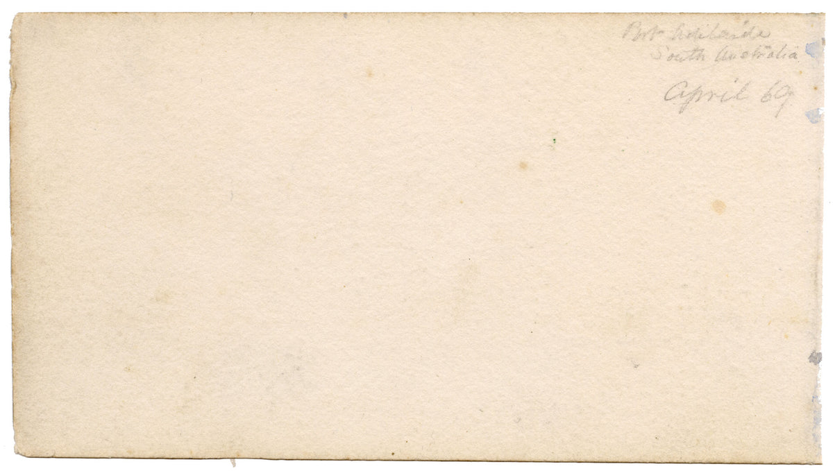 Cmdr Alfred M. Causton RN, Coast from Wellington, New Zealand – 1869 watercolour painting