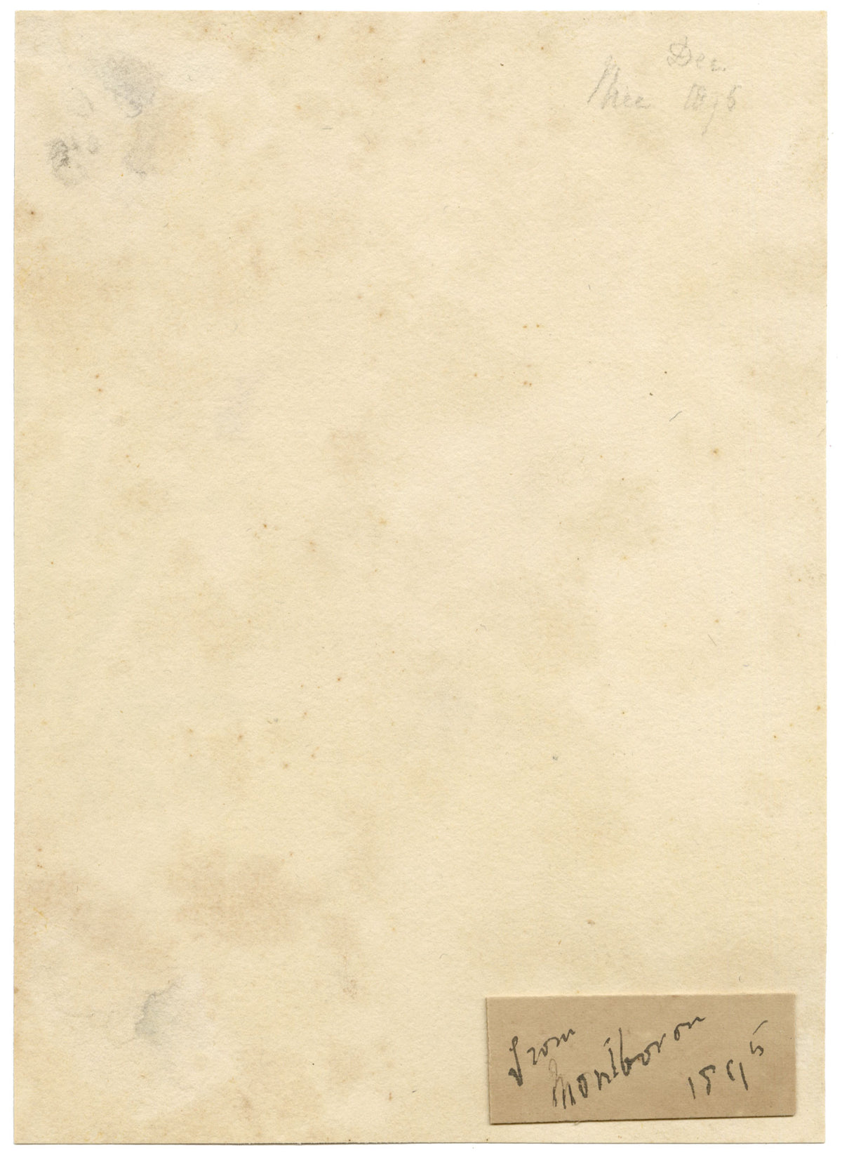 Constance Maria Stopford née Hammersley, From Mont Boron, French Riviera – 1895 watercolour painting