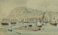 C.H., Quebec Canada East, Progress of the Prince of Wales in British North America – c.1860s watercolour painting