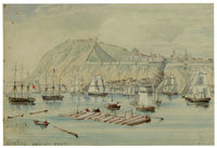 C.H., Quebec Canada East, Progress of the Prince of Wales in British North America – c.1860s watercolour painting