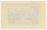 Indian Company School, Taj Mahal Garden View, Agra – c.1860 watercolour painting