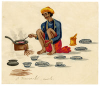 Indian Company School, A Bawarchi (Cook) – c.1830s watercolour painting