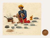 Indian Company School, A Bawarchi (Cook) – c.1830s watercolour painting