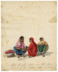 Indian Company School, A Maniharin Female Bangle Seller – c.1814 watercolour painting