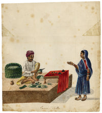Indian Company School, Paan Seller – c.1814 watercolour painting